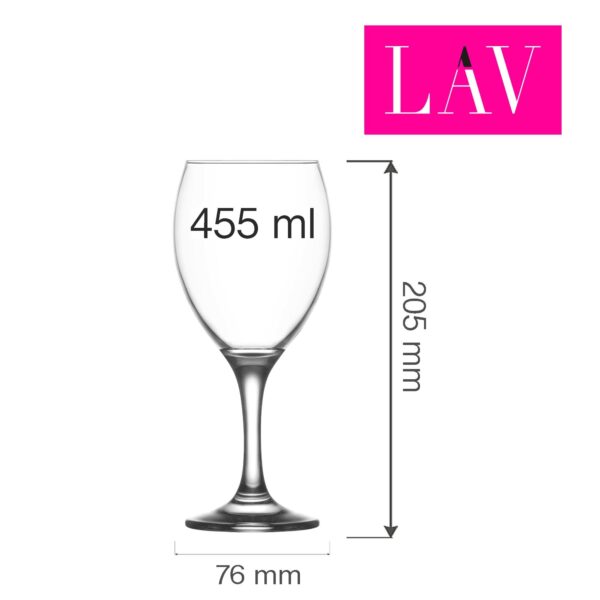 Empírová sklenice na víno 455 ml