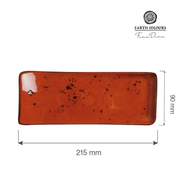 Servírovací talíř jiřinek, 215 x 90 mm