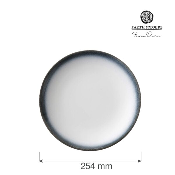 Hedvábný plochý talíř 254 mm