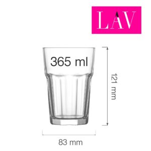 Aras sklenice na long drink 365 ml