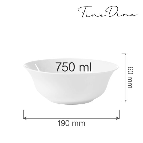 Bianco mísa, 190 mm
