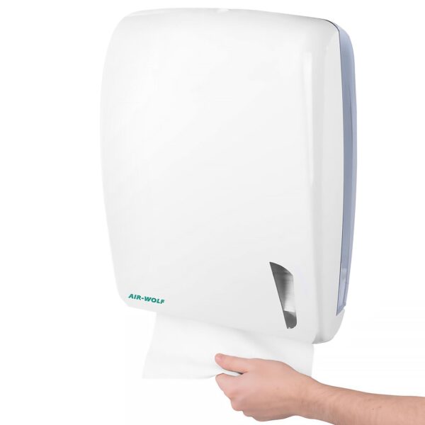VZDUCHOVÝ VLK | Zásobník papírových utěrek - na 750 utěrek - ABS plast - bílý - Image 5