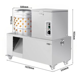 Škubačka drůbeže na kuřata s kotlem 2v1, buben 50cm