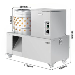 Škubačka drůbeže na kuřata s kotlem 2v1, buben 55cm