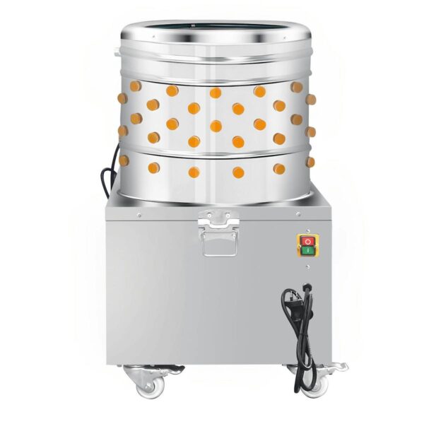 Škubačka drůbeže na kuřata s kotlem 2v1, buben 60cm - Image 4