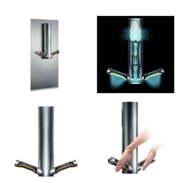 DYSON | Vysoušeč rukou se senzorem a HEPA filtrem - broušená nerezavějící ocel - Image 9