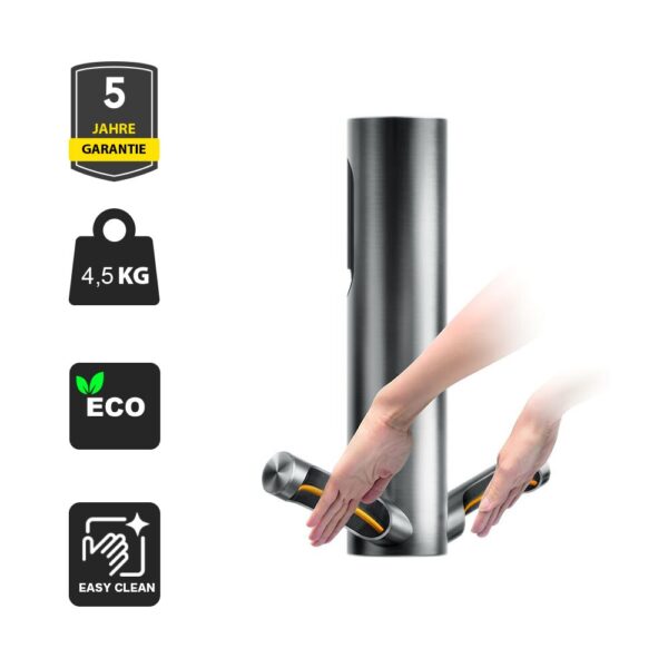 DYSON | Vysoušeč rukou se senzorem a HEPA filtrem - broušená nerezavějící ocel - Image 10