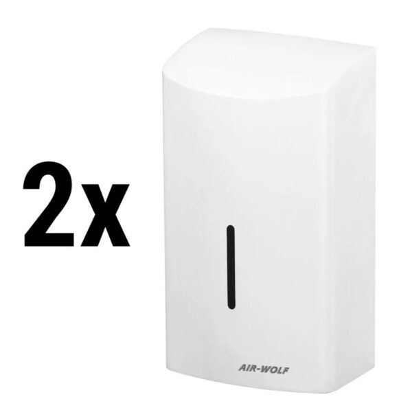 (2 kusy) AIR WOLF | Vysoušeč rukou s infračerveným senzorem - bílá nerezová ocel - Image 10