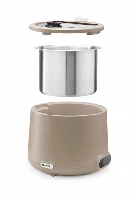 Kotlík na polévku HENDI UNIQ, HENDI, 8L, Taupe, 220-240V/500W, ⌀365x(H)325mm - Obrázek 7
