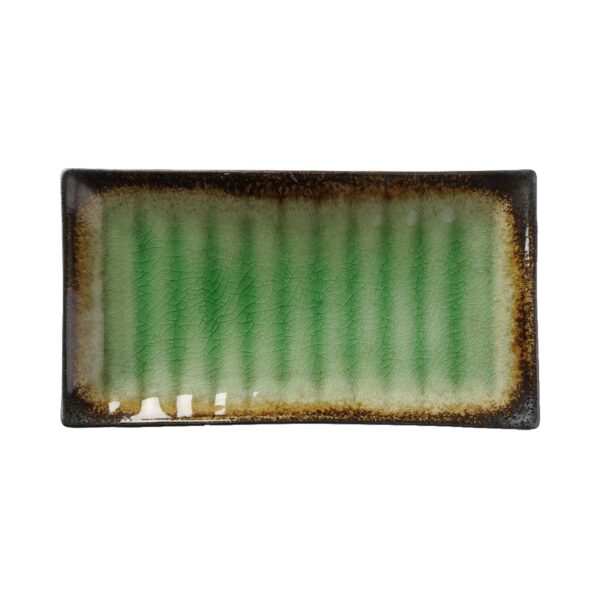 Hedvábný talíř obdélníkový, 272 x 150 mm - Image 2