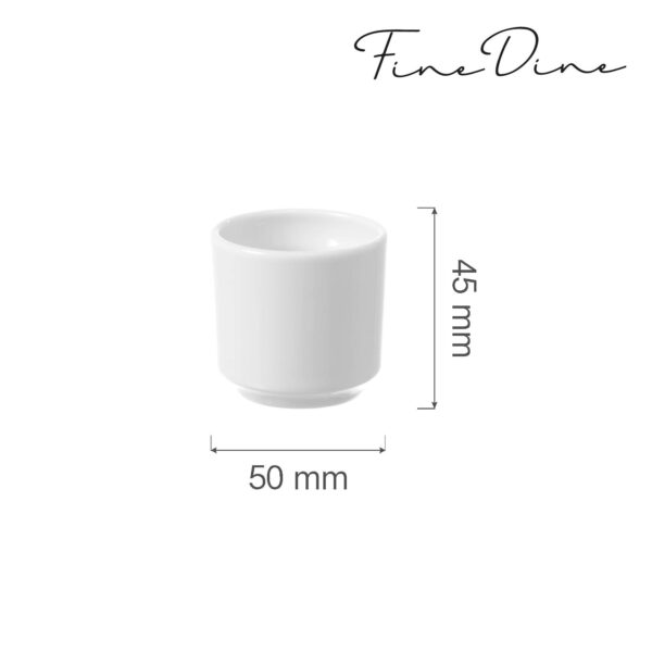 Bianco sklenice na vajíčka, 50x(V)45mm
