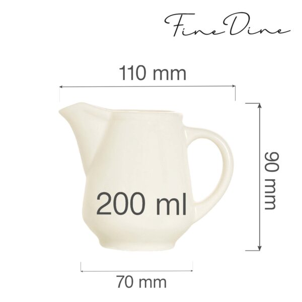 Krémová nádoba na mléko, 200 ml