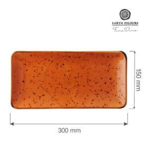 Dahlia obdélníkový talíř, 300x150mm
