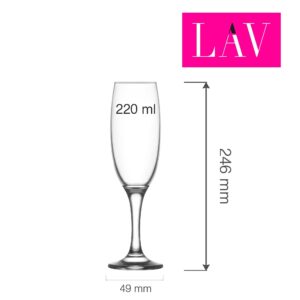Pohár Empírová flétna na šampaňské 220 ml