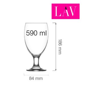 Empírová sklenice na ledový čaj 590 ml