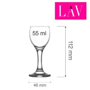 Misket sklenice na vodku a likér, 55 ml