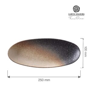 Měsíční oválný talíř pro servírování, 250 mm