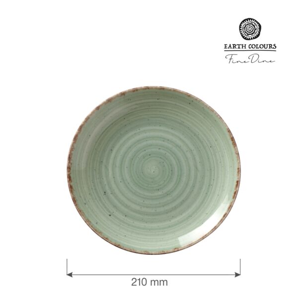 Plochý talíř Nefryt, 210 mm