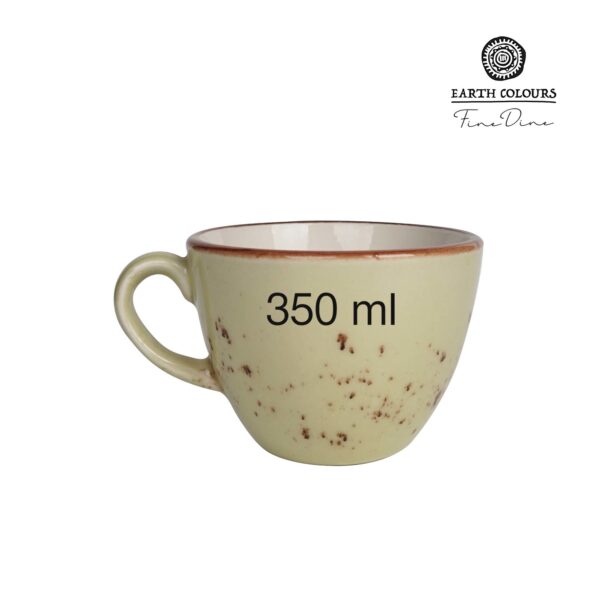 Olivová sklenice na cappuccino, 285 ml
