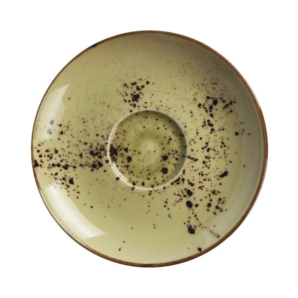 Olivový podšálek na cappuccino, 160 mm - Image 3