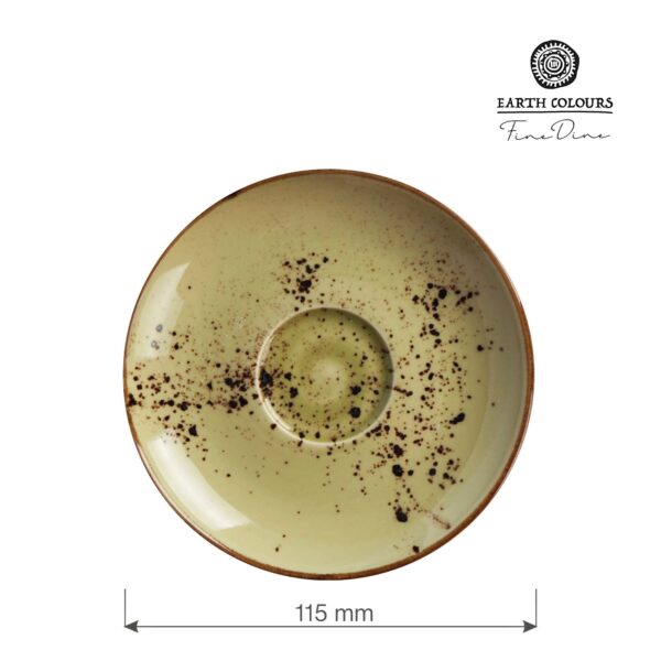 Olivový podšálek na espresso, 115 mm