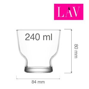Petit zmrzlinová a dezertní sklenice 240 ml