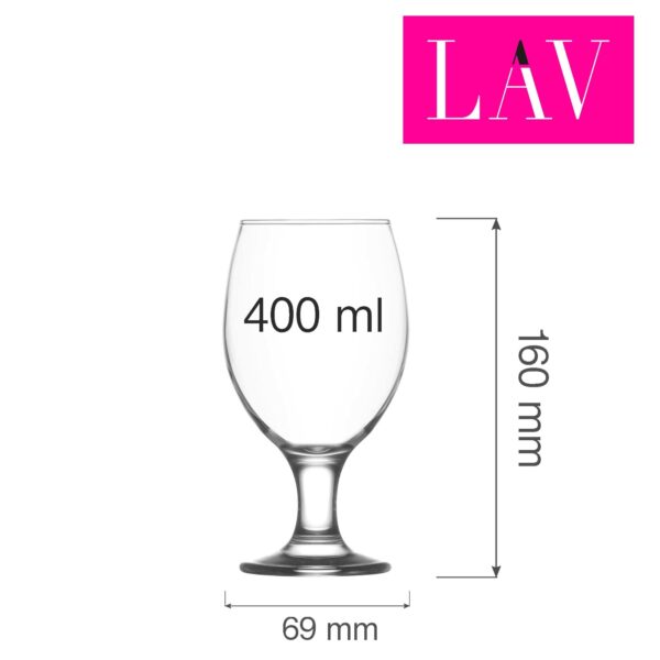 Misket sklenice na pivo, 400 ml