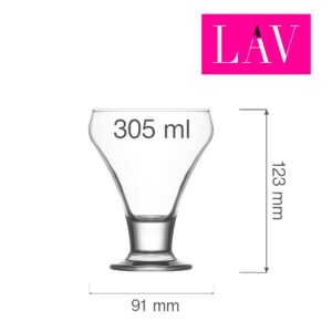 Mrazivá zmrzlinová a dezertní sklenice 305 ml, LAV