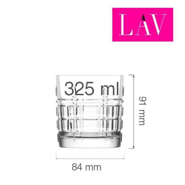 Brit sklenice na whisky 325 ml, LAV