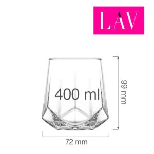 Pohár na whisky Valeria 400 ml, LAV