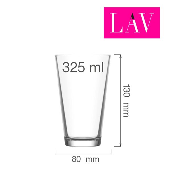 Vysoká sklenice long drink Hera 325 ml, LAV