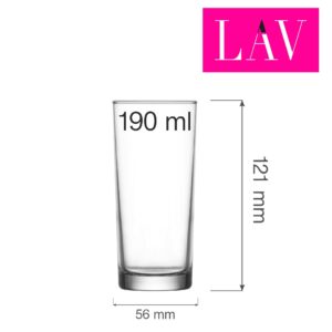 Vysoká sklenice dlouhý typ Suma, 190ml