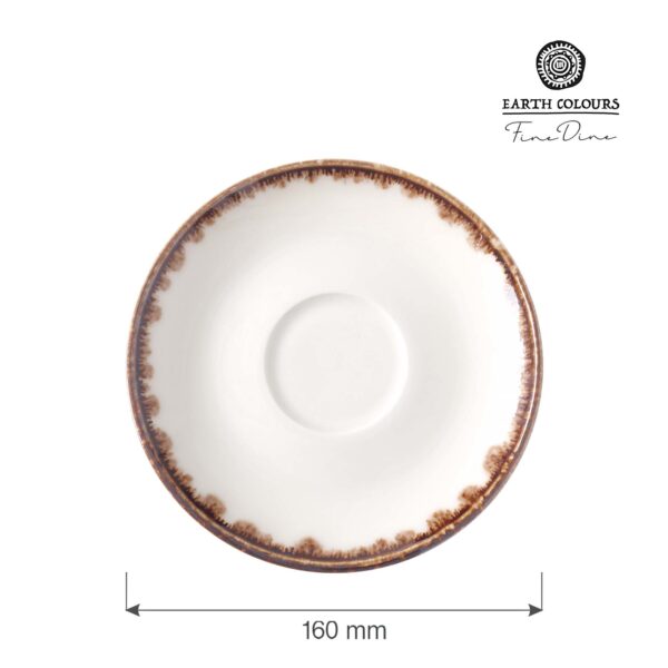 Vanilkový podšálek na cappuccino, 160 mm