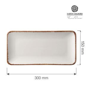 Vanilkový talíř obdélníkový, 300x150mm