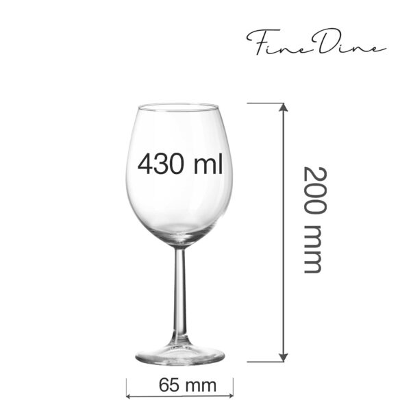 Sklenice na víno Volare Banquet, 430 ml - Image 2