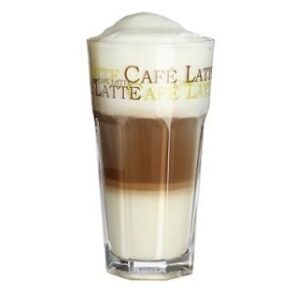 POHÁRY S POTISKEM LATTE MACHIATO