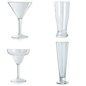 POHÁRY BAR POLYKARBONÁTOVÉ 390ml (longdrink)