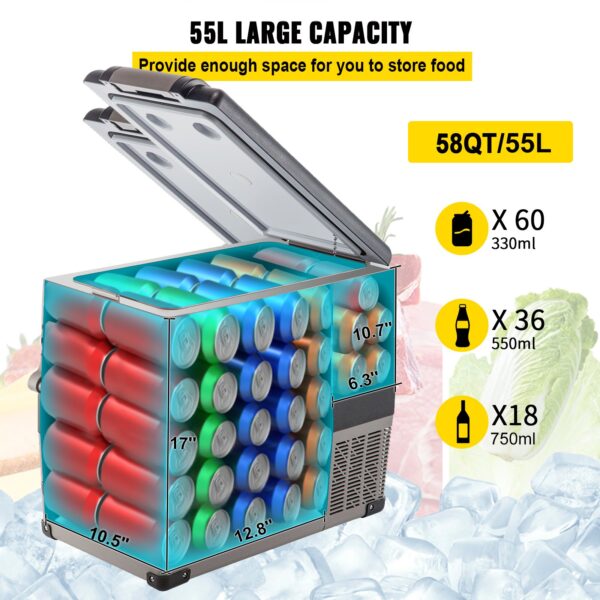 Přenosná chladnička 220V 55l - Image 11