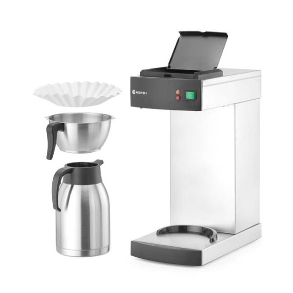 Kávovar na filtrovanou kávu, HENDI, 2L, 220-240V/1400W, 215x410x(H)520mm - Image 4