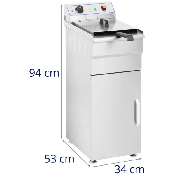 Elektrická fritéza - 16 l - se skříňkou - Image 10