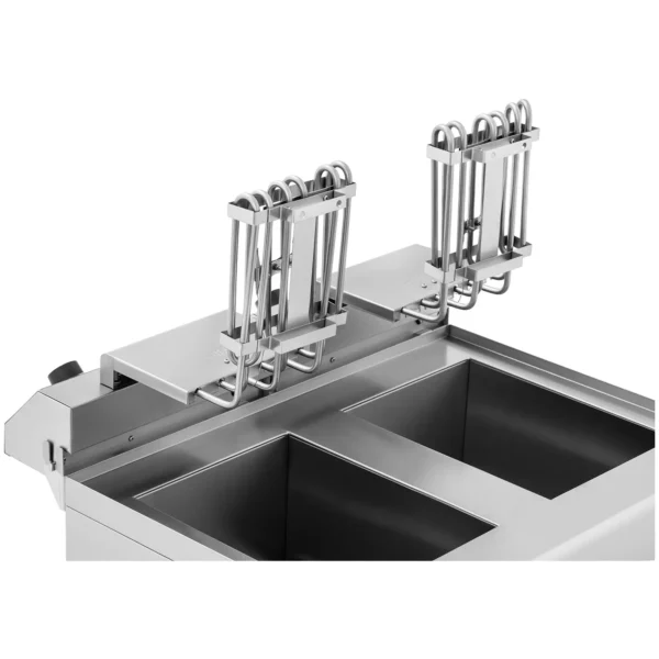 Fritéza - elektrická - 2 x 16 l - 400 V - spodní skříňka - Image 3