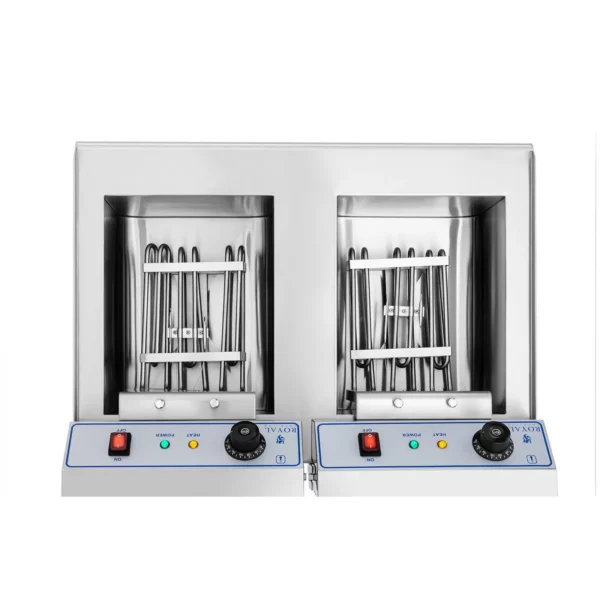 Fritéza - elektrická - 2 x 16 l - 400 V - spodní skříňka - Image 4