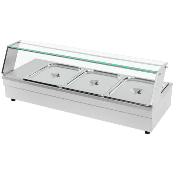 Bain Marie - 3 x GN - 1/2 - vypouštěcí kohoutek - Image 3