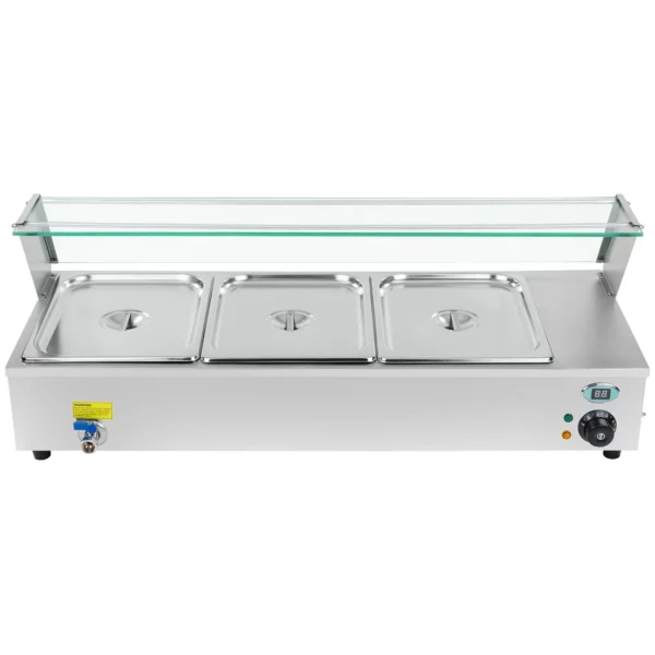 Bain Marie - 3 x GN - 1/2 - vypouštěcí kohoutek - Image 4