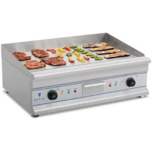 Grilovací deska - dvojitá - elektrická - 75 cm - hladká - 2 x 3 200 W