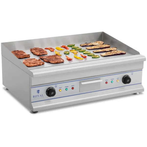 Grilovací deska - dvojitá - elektrická - 75 cm - hladká - 2 x 3 200 W