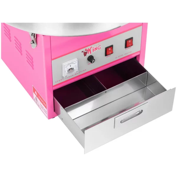 Stroj na cukrovou vatu - 52 cm - 1200 W - ochranný kryt - Image 3