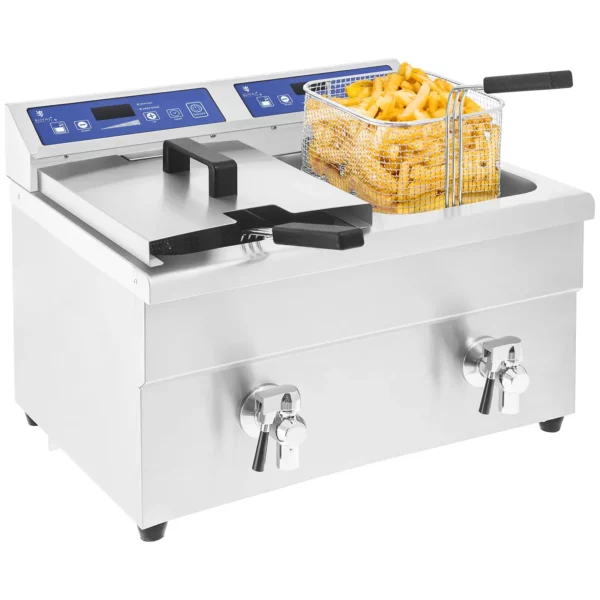 Indukční fritéza - 2 x 10 l - 60 až 190 °C - Image 11