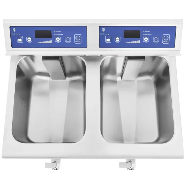 Indukční fritéza - 2 x 10 l - 60 až 190 °C - Image 7