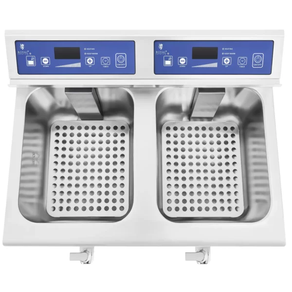 Indukční fritéza - 2 x 10 l - 60 až 190 °C - Image 8